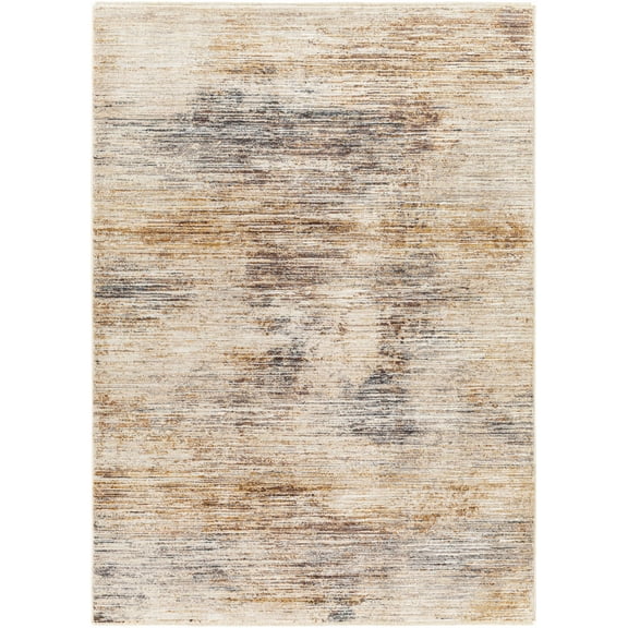 Hauteloom Carol Living Room, Bedroom Area Rug - Brown, Gray - 3'11" x 5'10"