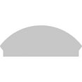 thumbnail image 5 of Ekena Millwork 42"W x 17-3/8"H x 2-3/4"P Segment Arch 3 Spoke Architectural Grade PVC Combination Pediment, 5 of 7