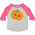 thumbnail image 3 of Inktastic Smiling Pumpkin, Orange Pumpkin, Halloween Boys or Girls Toddler T-Shirt, 3 of 5