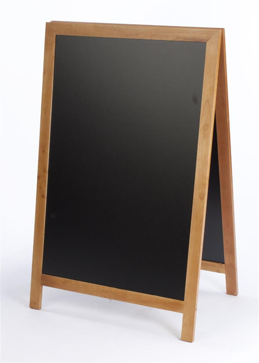 10x Hanging Wooden Blackboard Double Sided Erasable Chalkboard Message Sign 