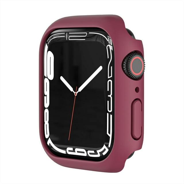 LEIXIUER Compatible avec Apple Watch Étuis 45mm 40mm 38mm 41mm 44mm 42mm, Protecteurs de Pare-Chocs Rigides en PC Housse Accessoires pour Apple Watch Series 7 45 mm Series 6 5 4 3 2 1