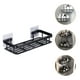 thumbnail image 4 of 1pc Aluminio Montado en pared Rack Multifuncional Sundies Sundies Back (Negro), 4 of 7