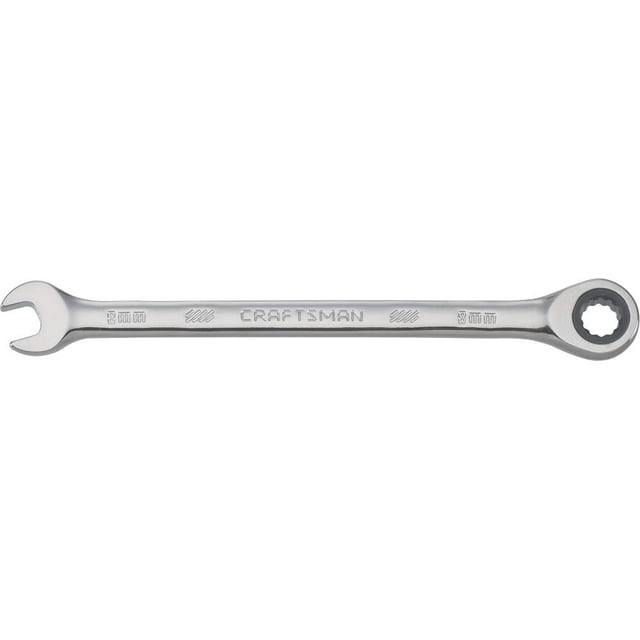 Llave de trinquete Craftsman, métrica, 8 mm, 72 dientes, 12 puntos