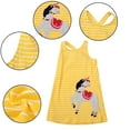 thumbnail image 5 of LYMAYTER 2-8Y Toddler Kids Tulle Dress for Girls Sleeveless Stripes Skirt Baby Princess Tutu Cotton Skirt, 5 of 10