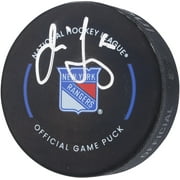 Jaromir Jagr New York Rangers Autographed Official Game Puck - Fanatics Authentic Certified