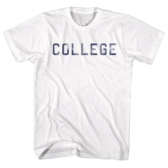 Animal House Distress College White Adult T-Shirt 4Xl