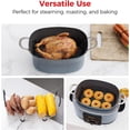 thumbnail image 5 of Steam and Roast Rack Compatible with Ninja Crockpot Slow Cooker - Stainless Steel Roasting Rack with Silicone-Protected Feet & Handles - Accessories for Ninja Foodi Possiblecooker, 5 of 6