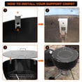 thumbnail image 3 of Kit combinado de asador y pizza onlyfire para parrilla Weber de 22" 110V, 3 of 8