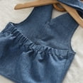 thumbnail image 7 of WERYOUNG Girls Summer Outfits Sleeveless Denim Vest And Skirt With Bow Neckline Western Style Two Piece Sets For Kids Comfortable Clothing Sets 2-3 Years, 7 of 7