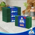 thumbnail image 5 of MR.SIGA Heavy Duty Scouring Pads, Household Scrubber for Kitchen, Sink, Dish, 24-Pack, 3.9 x 5.9 inch (10 x 15 cm), Green, 5 of 7