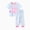 Blue, variant on Peppa Pig Girls Pajamas Snug Fit Graphic Short Sleeve Top and Pants 2 Piece Pjs Sleepwears Set Kids 6Y