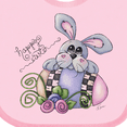 thumbnail image 4 of Inktastic Happy Easter Bunny Rabbit Boys Baby Bib, 4 of 4