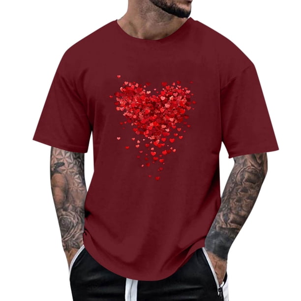 Tops para hombre, blusas y camisas de manga corta con cuello redondo para hombre, camisetas casuales con estampado de moda para hombre, blusa de manga corta, blusa de poliéster para hombre.