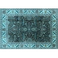 thumbnail image 1 of Ahgly Company Indoor Rectangle Oriental Light Blue Industrial Area Rugs, 8' x 10', 1 of 4