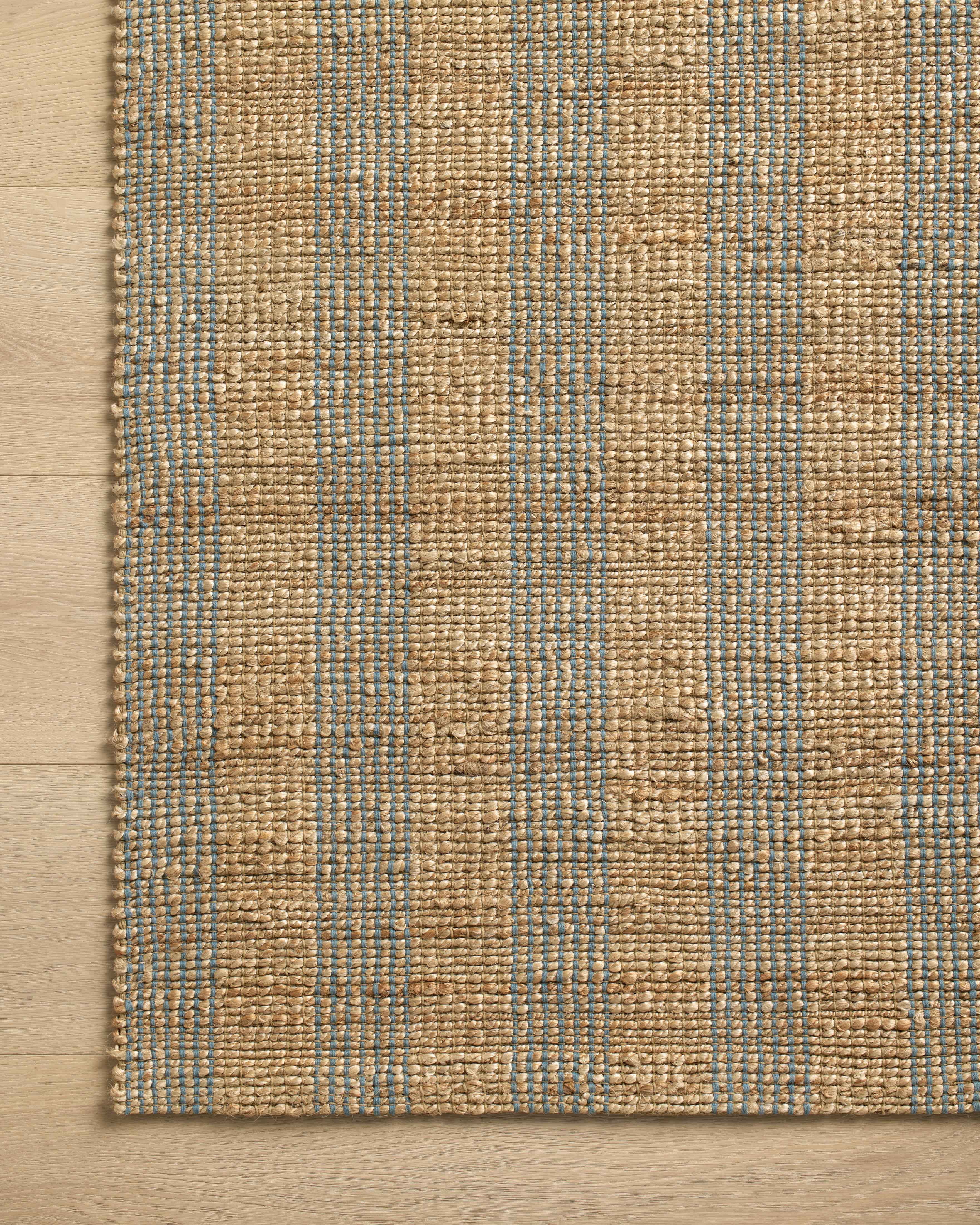 Chris Loves Julia x Loloi Judy Natural / Sky 8'-6" x 11'-6" Area Rug