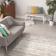 thumbnail image 4 of MAINSTAYS 48"x66" Grey and White Tufted Sanborn Shag Rug, 4 of 5