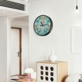 thumbnail image 6 of Indoor 12' Voice-Activated Luminous Decoration Wall Clock With LED Night Light Featuring Ornate Floral Motifs, 6 of 8