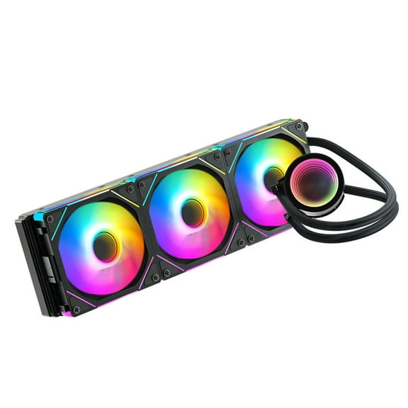 Tizuqe Efficient NA240/360 Computer Water Cooling Radiator CPU Liquid Cooling With ARGB Fans for 1700 5V Major Motherboards