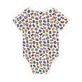 thumbnail image 6 of Rocae Colorful Numbers for Baby Cotton Short-Sleeve Bodysuits for Unisex Onesies Bodysuit-18 Months, 6 of 7