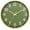 Green Gold, variant on Wall Clocks Battery Operated 8 inch Modern Wall Clock,Silent Non Ticking Wall Clock for Living Room Bedroom Kitchen Office Classroom Decor (Black Gold)