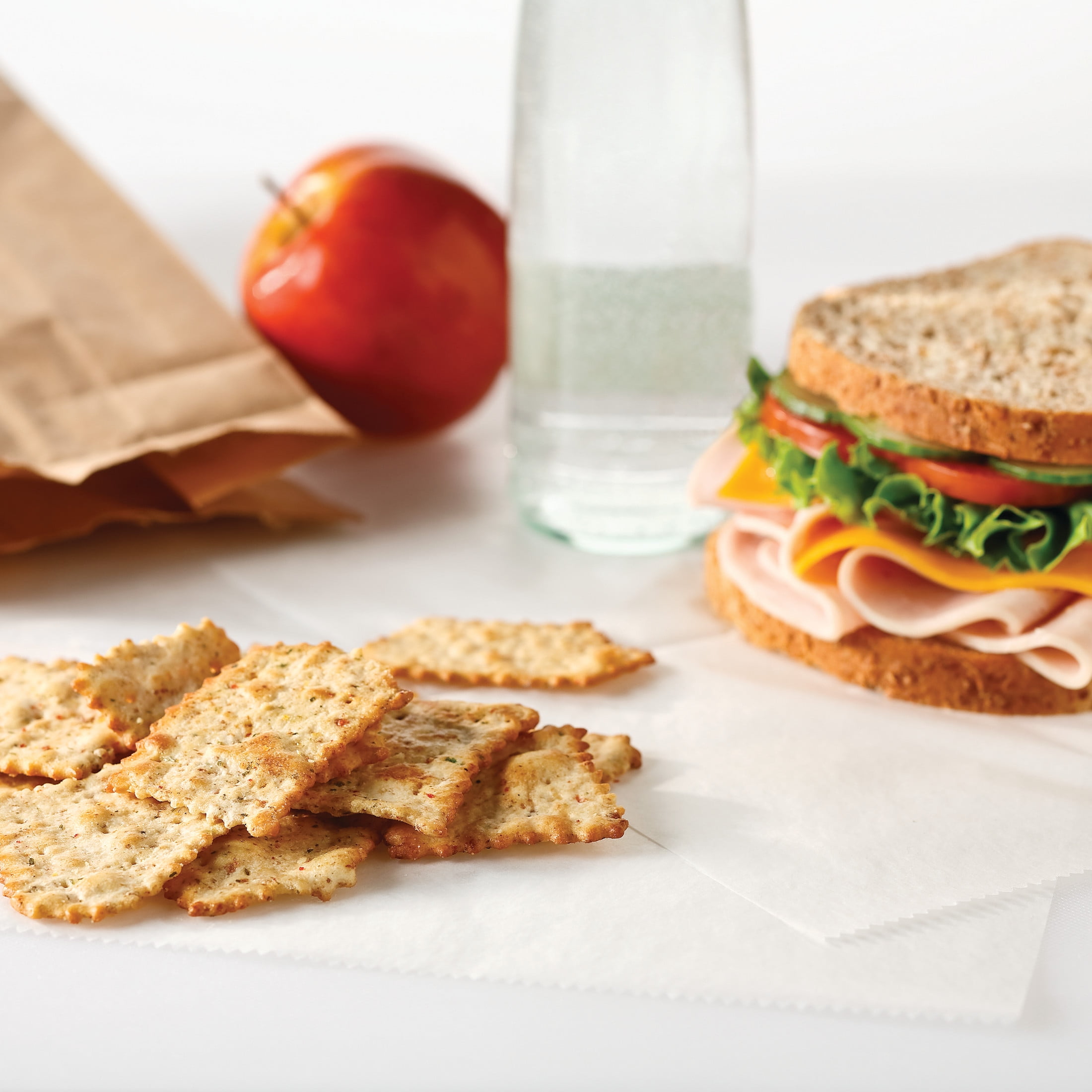 RITZ Toasted Chips Veggie Crackers, Party Snacks, 8.1 oz