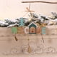 thumbnail image 1 of Colgante de letras con campanas de madera navideña, letrero de bienvenida a la puerta, tienda creativa que indica el widget colgante, 1 of 8