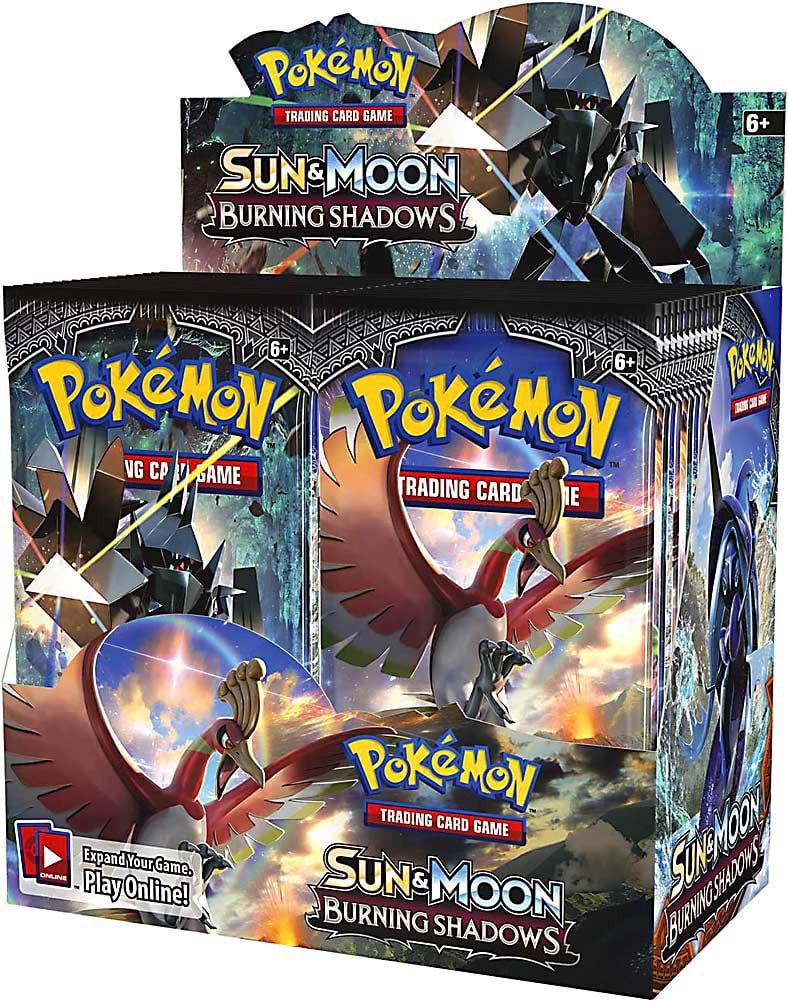 Burning Shadows 3 Pack Blister 12 Packs = Booster Box Pokemon Sun & Moon 