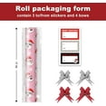 thumbnail image 2 of NeoMart-Pink Christmas Wrapping Paper Rolls Funny Santa Claus For Kids Cute Cartoon Thick Gnome Fun Gift Wrap Sheets Unique Heavy Duty Reversible Total 28.5sq.ft, 2 of 12