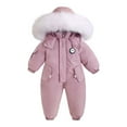 thumbnail image 3 of MEZZALL Boys Winter Snowsuit Bodysuit Outdoor Ski Wear Thermal Insulated Jumpsuit Toddler Baby Soft Warm Romper Lovely Long Sleeve O-Neck Spring Child One-Pieces, 3 of 3