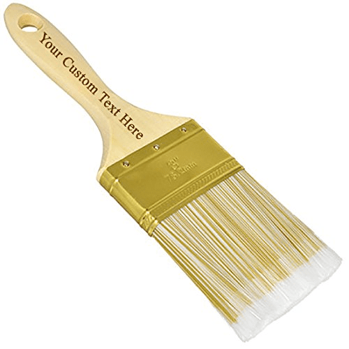 Customized Custom Personalized Laser Engraved Natural Bristle Flat Chip