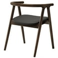 thumbnail image 6 of Side Dining Chair, Black, Faux Leather, Wood, Bar Pub Cafe Bistro Dining Kitchen Hospitality Restaurant, Modern Contemporary, HB37943, 6 of 9