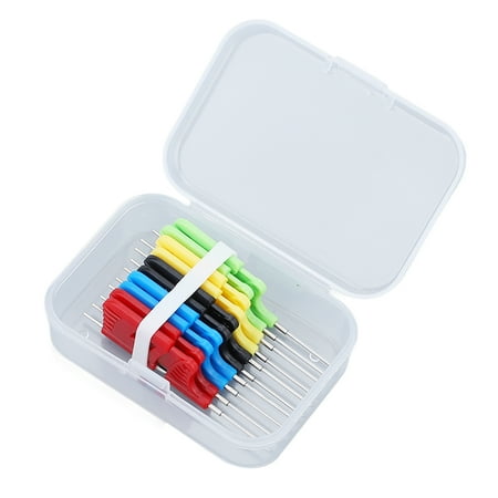

Chip Testing Hook IC Test Clip PP Alloy Fine Tip 10Pcs For Working