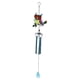 thumbnail image 2 of RKSTN Wrought iron painted wind chimes Owl Iron Glass Painted Ornaments Wind Chime Garden Courtyard Crafts Pendant, 2 of 7