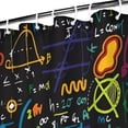 thumbnail image 3 of Math Equations Handwritten Notes Black Pattern Shower Curtain 36"x72" ,Bathroom Decorative Shower Curtains Set with 12 Hooks,Modern Waterproof Washable Shower Curtain, 3 of 6