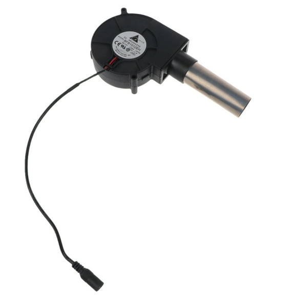 Portable BBQ Fan 12V 25W Air Blower for Smokehouse Stove Fire-Starter Cooking Air Blower Fire-Starter Fan Tool