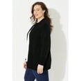 thumbnail image 3 of Catherines Women's Plus Size Cozy Chenille Zip Cardigan, 3 of 3