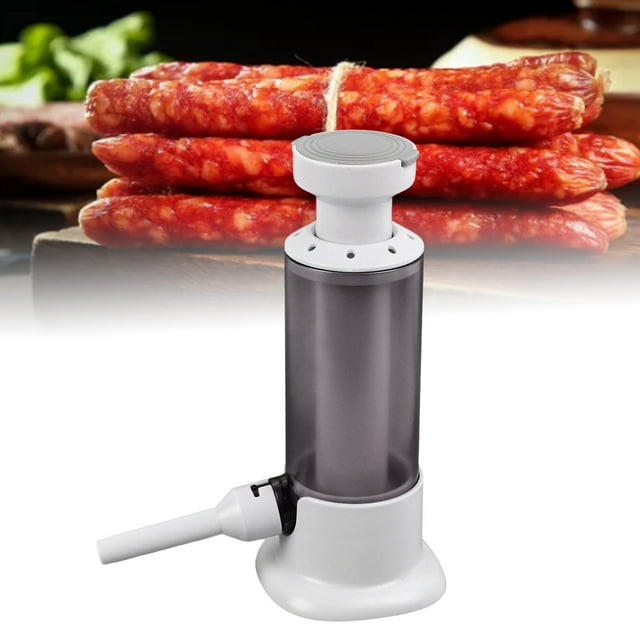 Practical Sausage Stuffer Maker 4 Stuffing Tubes, Large Capacity Barrel Easy Installation Removable for Home Kitchen