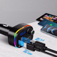 thumbnail image 2 of Transmisor FM Bluetooth BLOOSOM Asistente Voz QC3.0 PD carga rápida 20W negro, 2 of 4