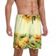 thumbnail image 2 of Fotbe Sunflowers On A Yellow Background Pantalones Cortos de Pijama para Hombre, Ropa de Dormir, Pantalones de Pijama Cortos para Hombre-Small, 2 of 6