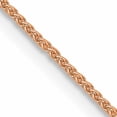 thumbnail image 1 of 14K Rose Gold Jbsp's .8mm Spiga (Wheat) Chain (20 X 0.8) Made In Peru 1203-20, 1 of 6