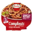 thumbnail image 3 of (7 pack) HORMEL COMPLEATS Spaghetti & Meat Sauce, Shelf-Stable, 11 grams Protein, 7.5 oz Plastic Microwaveable Tray, 3 of 14