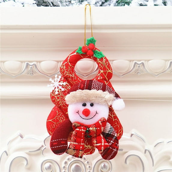 Vikakiooze 2022 Christmas Decorations Christmas Deer Snowman Christmas Tree Decorations Pendant Christmas Decorations