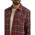 thumbnail image 4 of Wrangler® Men's and Big Men's Sherpa Lined Relaxed Fit Heavyweight Shirt Jacket, Sizes S-2XL, 4 of 6