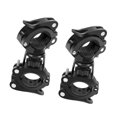 thumbnail image 4 of Soportes para linterna de bicicleta, abrazaderas para antorcha, piezas ligeras de rotación de 360 ​​grados, 2 uds. Negro, 4 of 8