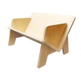 thumbnail image 2 of Organizador de estantería de escritorio de mesa de madera de madera, estante de almacenamiento de revistas portátiles de madera portátil Rack para la, 2 of 9