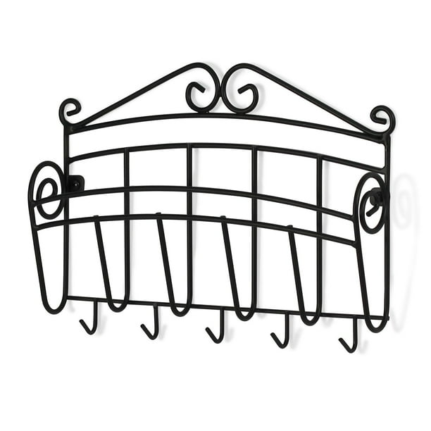 Spectrum Diversified Designs Wall Mounted Letter Holder and Key Rack