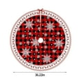 thumbnail image 3 of Polyester Christmas Tree Skirt with Water-Repellent Fabric for Indoor and Outdoor Holiday Decorations, 3 of 6