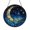 Stained Glass 5.9 Inch, variant on Stained Glass Style Moon and Star Window Suncatcher, Fantasy Celestial Inspired Art Decor, Decorative Hanging