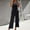 Black, variant on Aloohaidyvio Jumpsuits for Women 2024 Casual Summer Dressy Romper Sleeveless Wide Leg Long Pants Outfits Jumper Black M