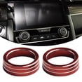 thumbnail image 1 of Personalize Your For Honda Civic 10th Gen Interior with Aluminum AC Knob Control Knob Ring Cover Multiple Colors, 1 of 12